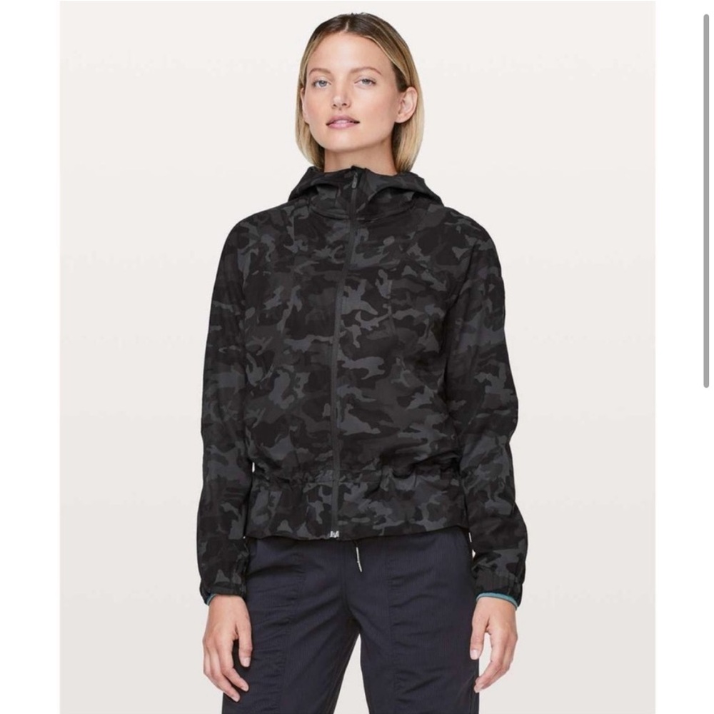 lululemon athletica Black Camo Jacket